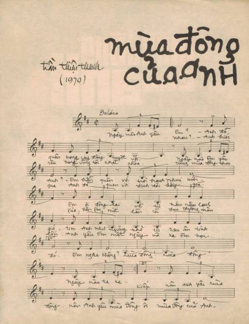 Mùa đông của anh