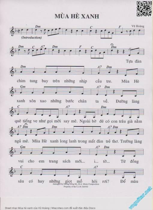 Mùa hè xanh - Vũ Hoàng