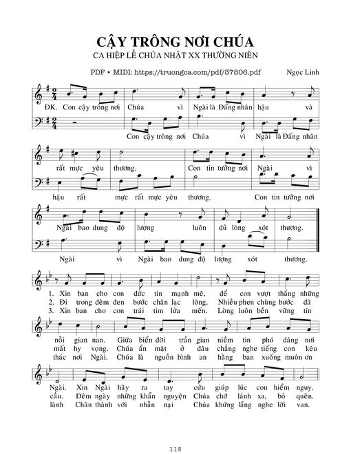 Cậy Trông Nơi Chúa