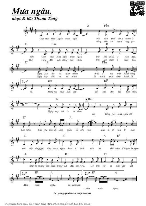 Mưa ngâu - Thanh Tùng