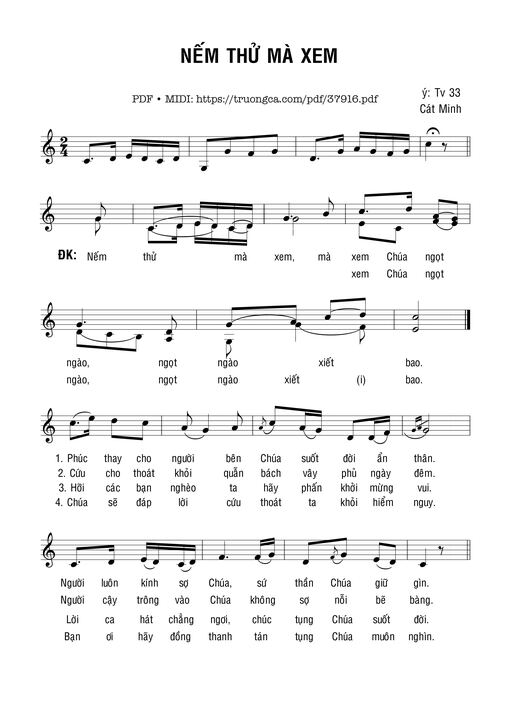 Nếm Thử Mà Xem - Cát Minh