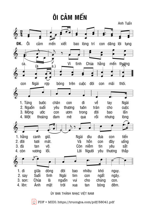 Ôi Cảm Mến - Anh Tuấn