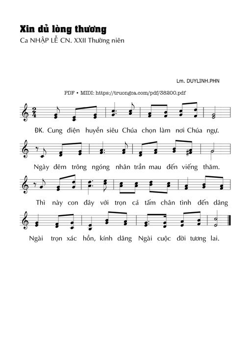 Xin Dủ Lòng Thương