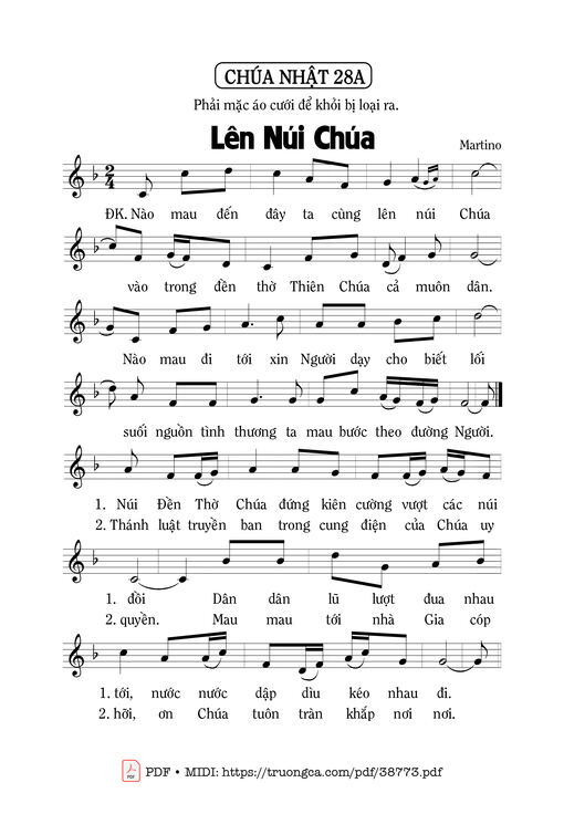 Lên Núi Chúa -  Martino