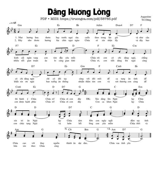 Dâng Hương Lòng - Augustino Trí Dũng