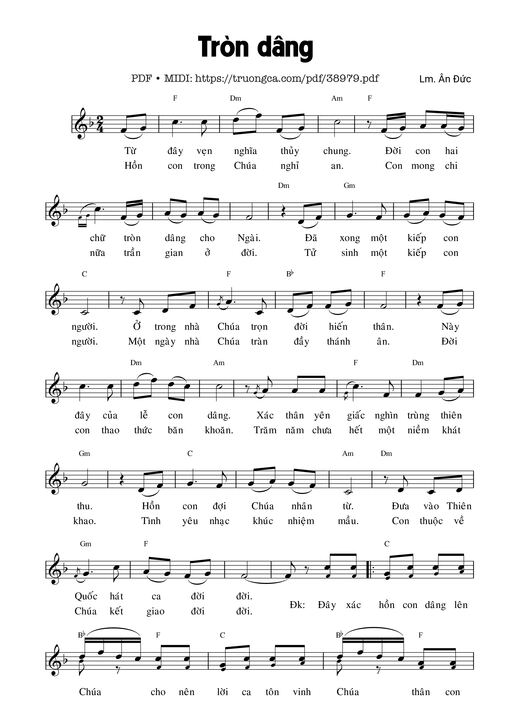 Tròn dâng - Ân Đức