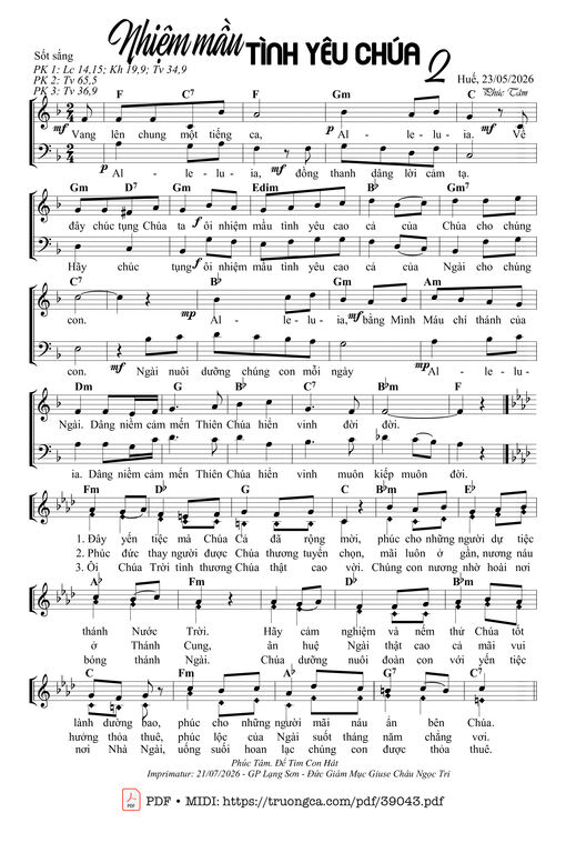 Nhiệm Mầu Tình Chúa 2