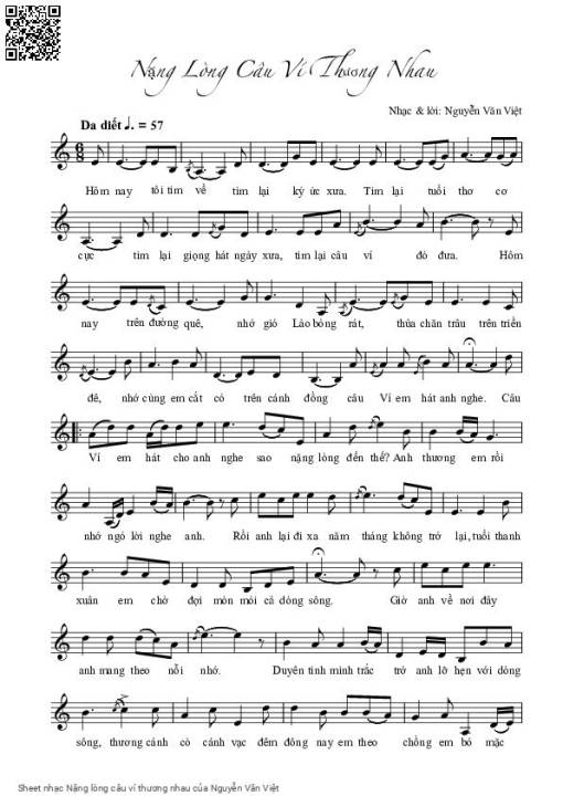 Nặng lòng câu ví thương nhau