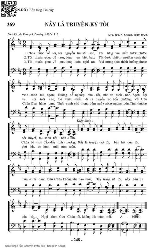 Sheet PDF of Nầy là truyện ký tôi