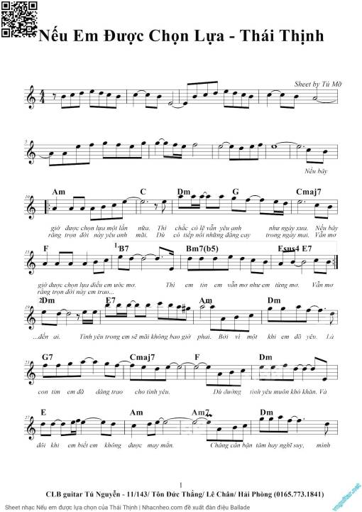 Nếu em được lựa chọn