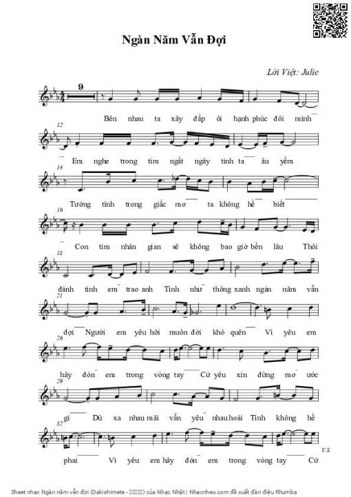 Ngàn năm vẫn đợi (Dakishimete - 抱きしめて)