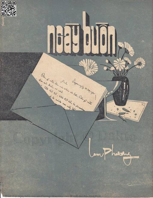 Sheet PDF of Ngày buồn - Lam Phương