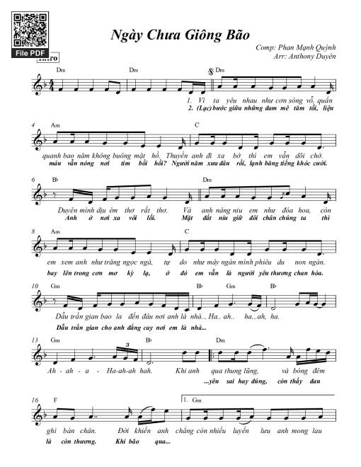 Ngày chưa giông bão