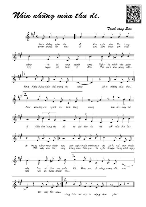 Nhìn những mùa thu đi