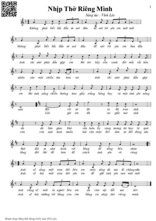 Nhịp thở riêng mình