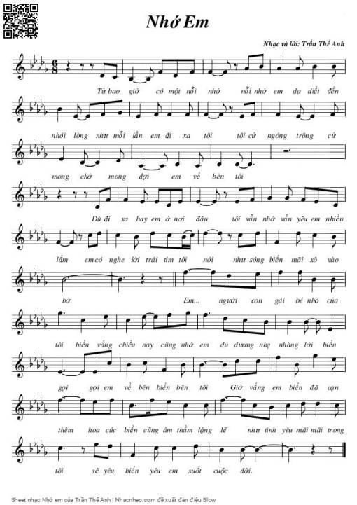 Nhớ em - Trần Thế Anh