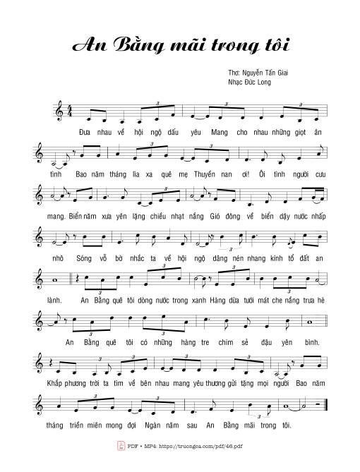An Bằng mãi trong tôi