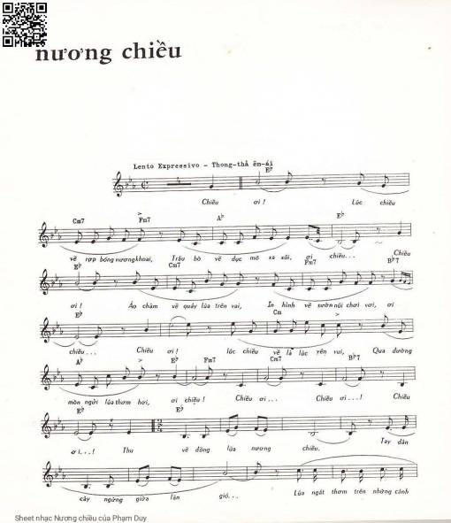 Nương chiều - Phạm Duy