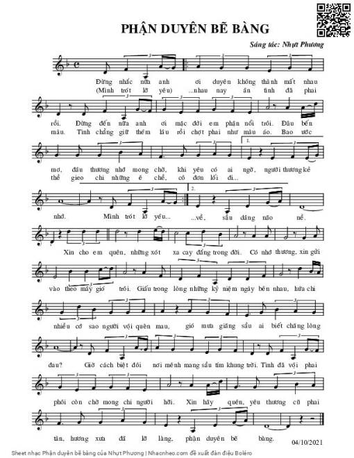 Phận duyên bẽ bàng