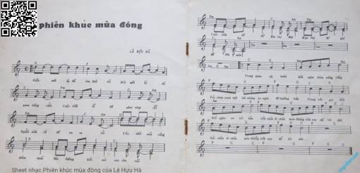 Sheet PDF of Phiên khúc mùa đông