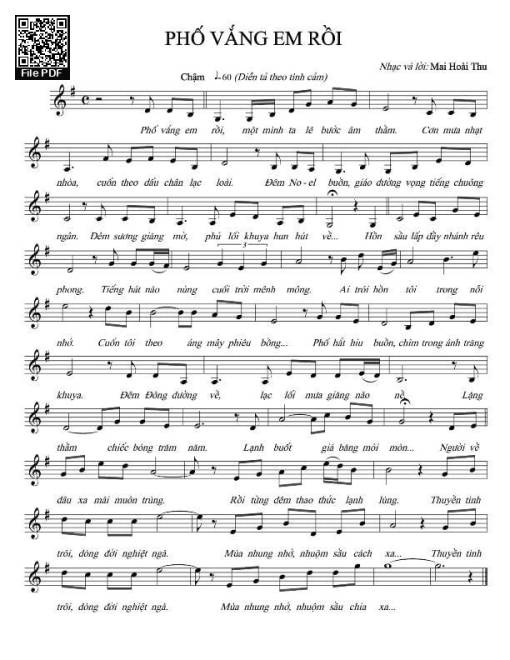 Phố vắng em rồi