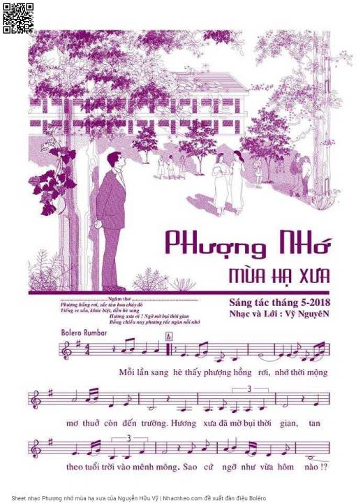 Sheet PDF of Phượng nhớ mùa hạ xưa