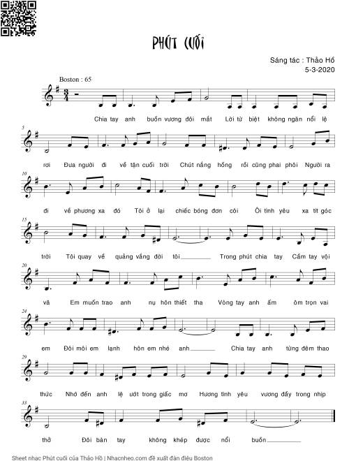 Phút cuối - Thảo Hồ