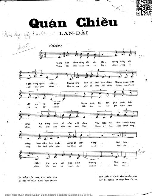 Quán chiều - Lan Đài