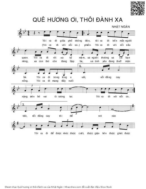 Quê hương ơi thôi đành xa