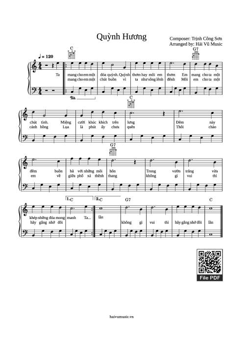 Quỳnh hương - Trịnh Công Sơn