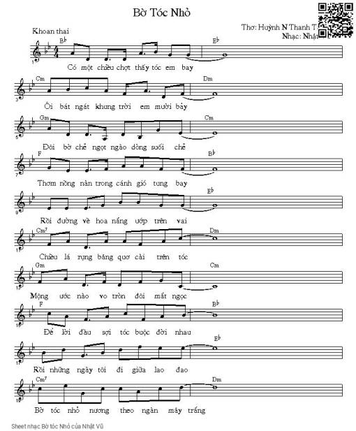 Bờ tóc Nhỏ - Nhật Vũ