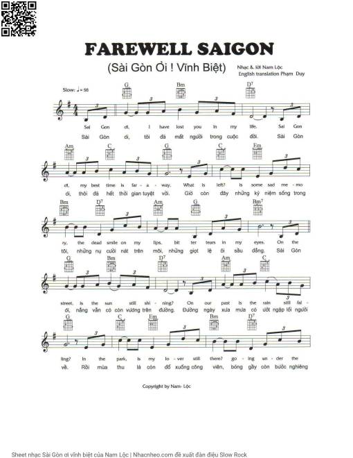 Sài Gòn ơi vĩnh biệt