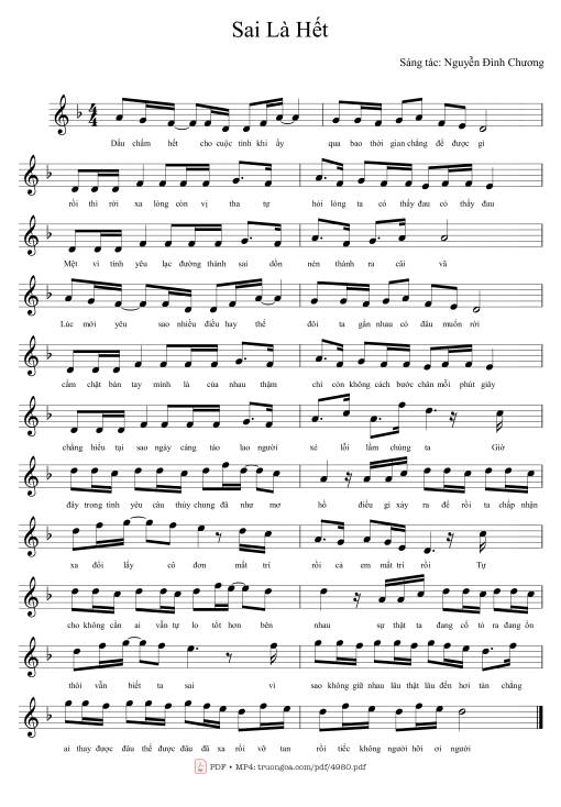 Sai là hết - Nguyễn Đình Chương