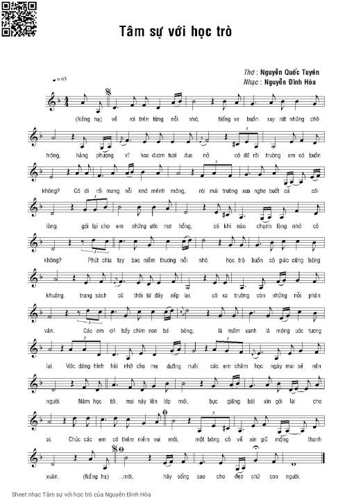 Tâm sự với học trò