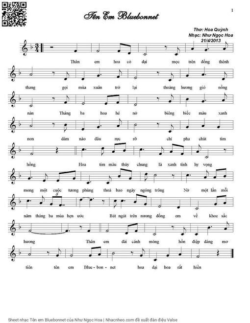 Tên em Bluebonnet - Như Ngọc Hoa