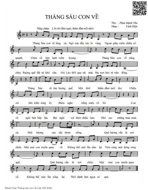 Tháng sáu con về