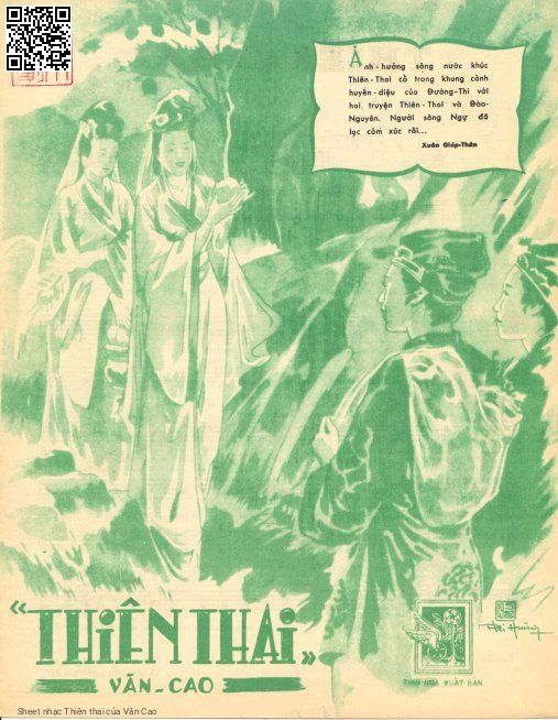 Sheet PDF of Thiên thai - Văn Cao