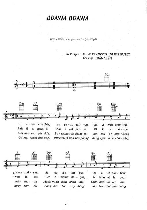 Tiếc thương (Donna Donna)