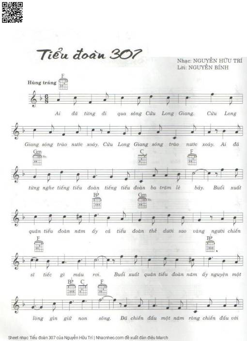 Sheet PDF of Tiểu đoàn 307