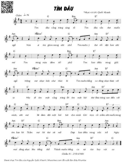 Tìm đâu - Nguyễn Quốc Khanh