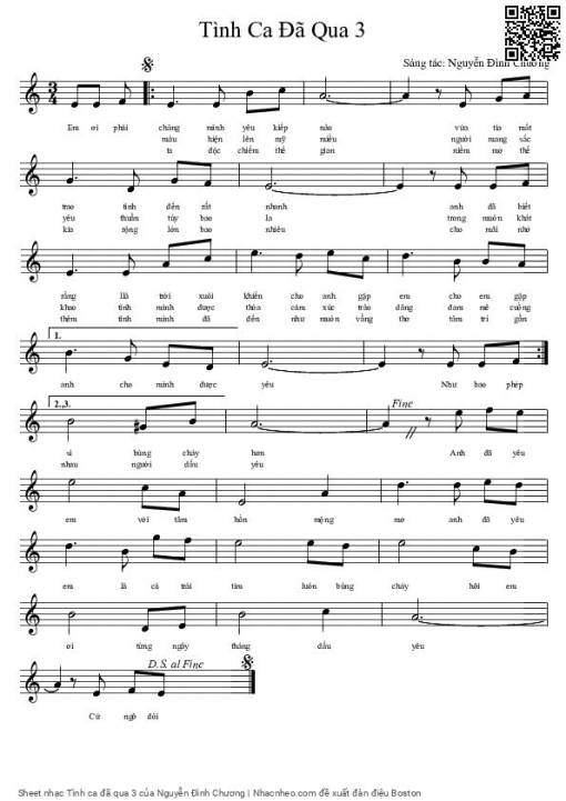 Tình ca đã qua 3