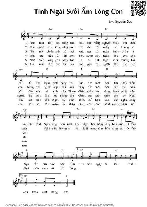 Tình Ngài sưởi ấm lòng con