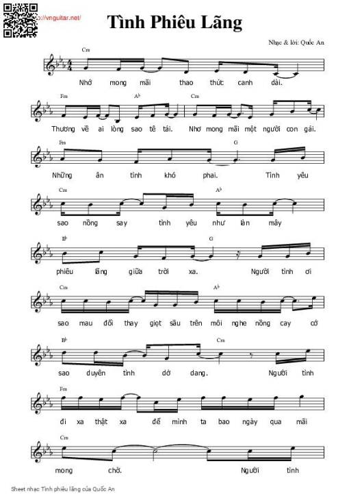 Tình phiêu lãng - Quốc An