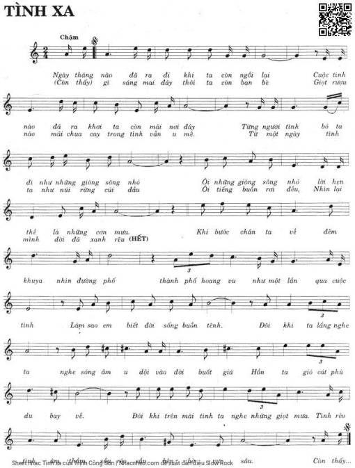 Tình xa - Trịnh Công Sơn