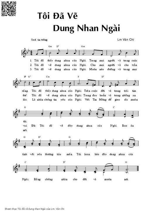 Tôi đã vẽ dung nhan Ngài