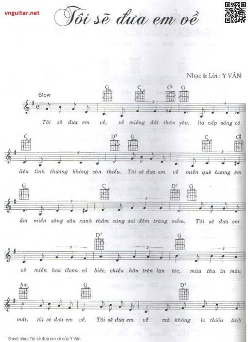 Sheet PDF of Tôi sẽ đưa em về