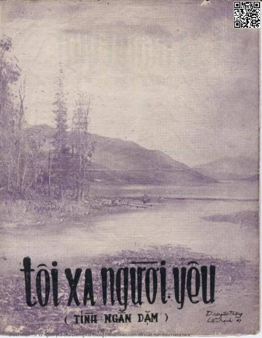 Sheet PDF of Tôi xa người yêu