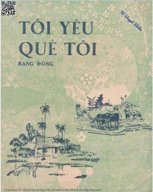 Sheet PDF of Tôi yêu quê tôi