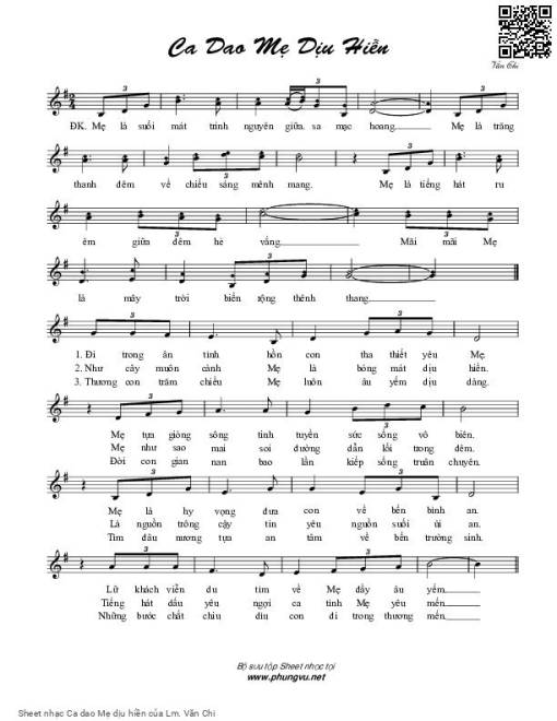 Ca dao Mẹ dịu hiền