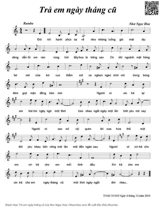 Trả em ngày tháng cũ